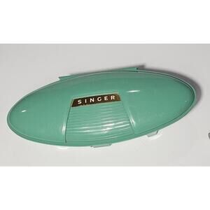 Vintage Singer Mint Green Atomic Buttonholer 1960